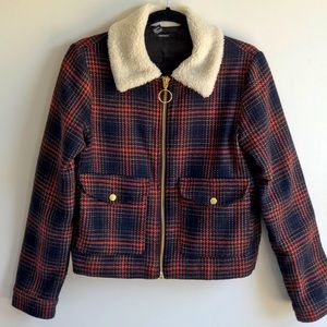 Forever 21 front zip jacket with pockets